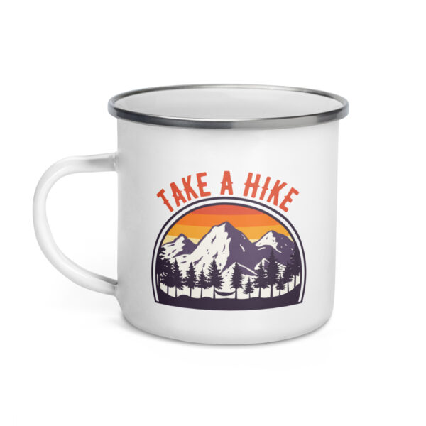 Take A Hike Enamel Mug