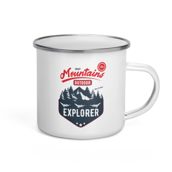 Outdoor Explorer Enamel Mug - Image 2