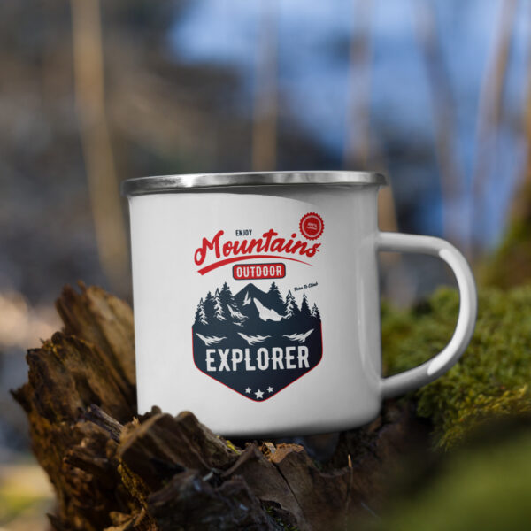 Outdoor Explorer Enamel Mug - Image 5