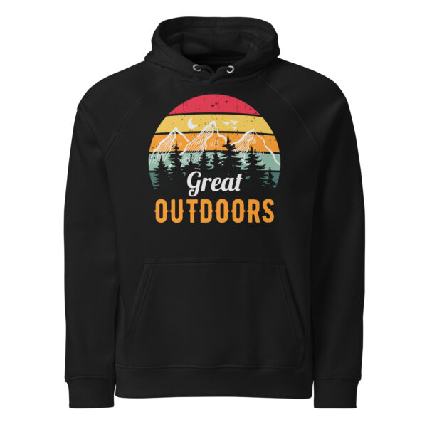 Great Outdoors | Unisex eco raglan hoodie