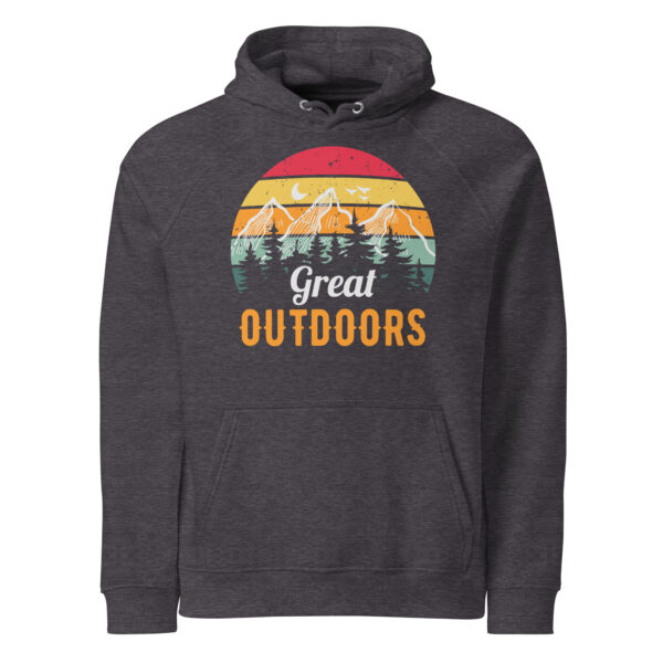 Great Outdoors | Unisex eco raglan hoodie - Image 9